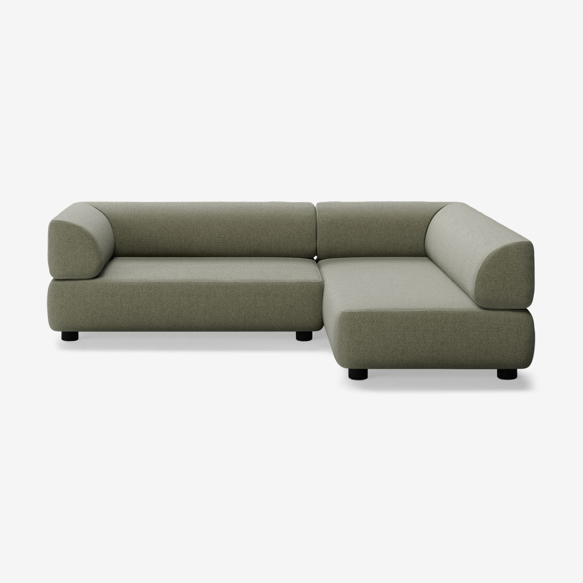 Bolder Sofa 245x170 Links Heritage Leaf Niedrige Beine