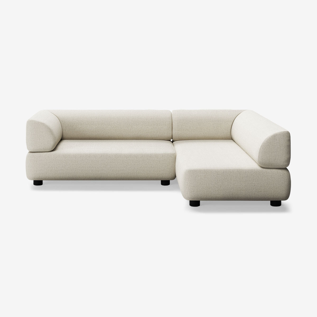 Bolder Sofa 245x170 Links Heritage Papyrus Niedrige Beine