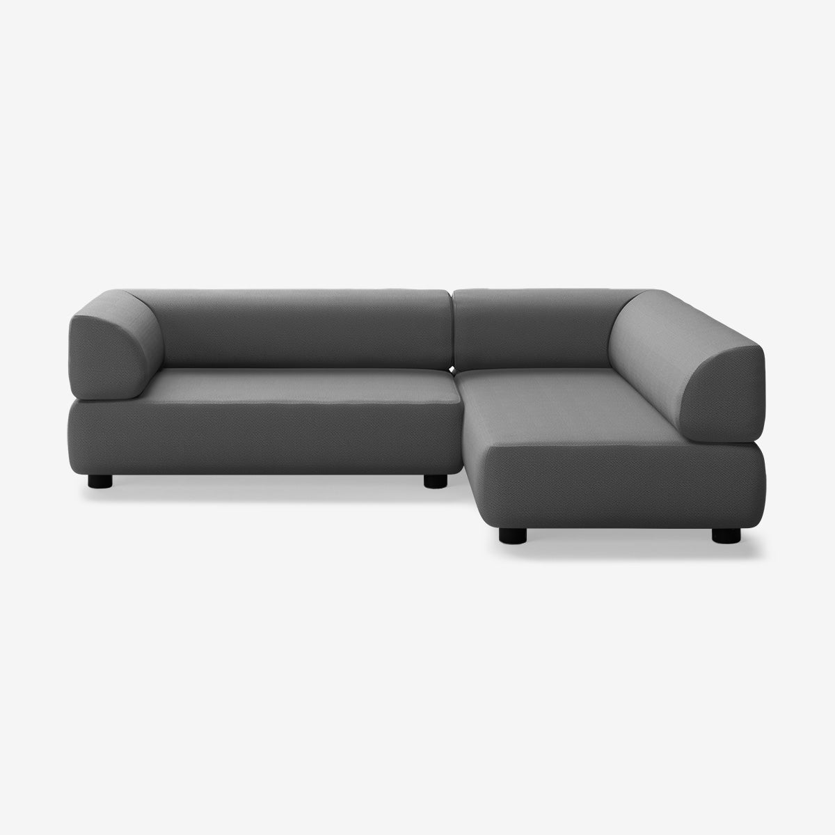 Bolder Sofa 245x170 Links Loop Shadow Niedrige Beine