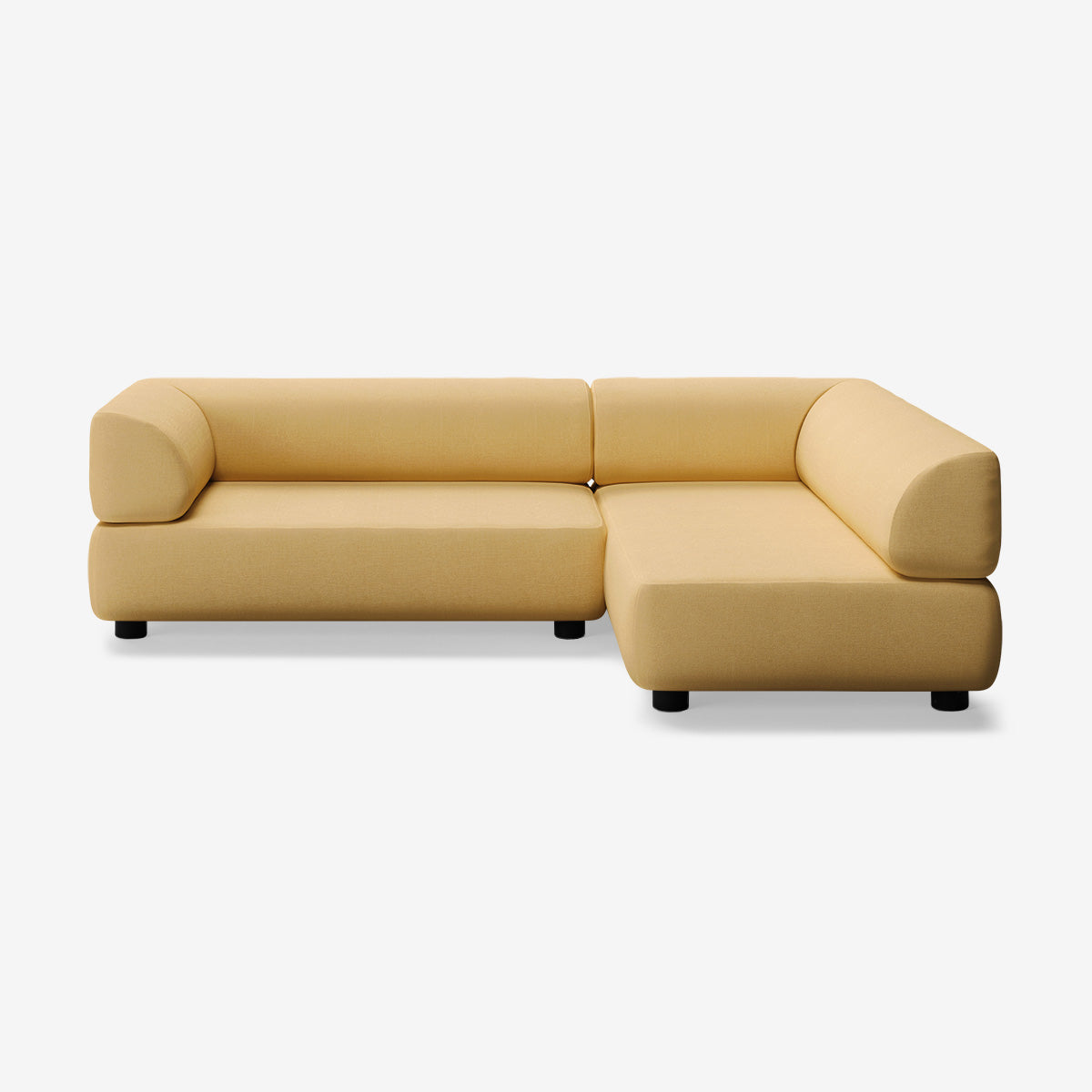 Bolder Sofa 245x170 Links Nantes Sunlight Niedrige Beine