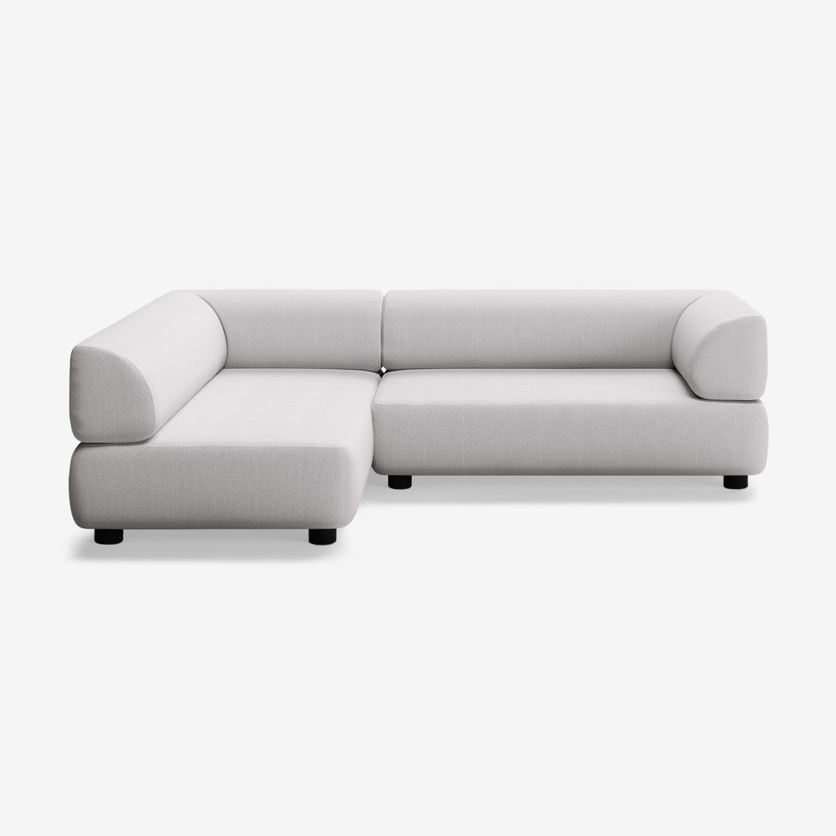 Bolder Sofa 245x170 Rechts Arc Concrete Niedrige Beine