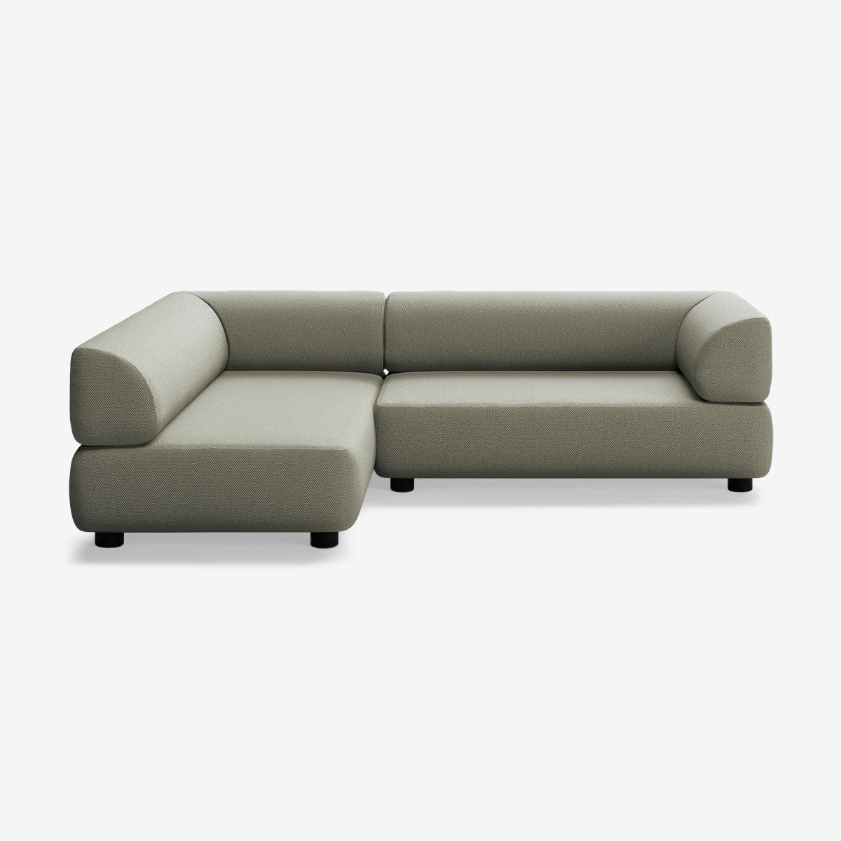 Bolder Sofa 245x170 Rechts Arc Oxide Niedrige Beine