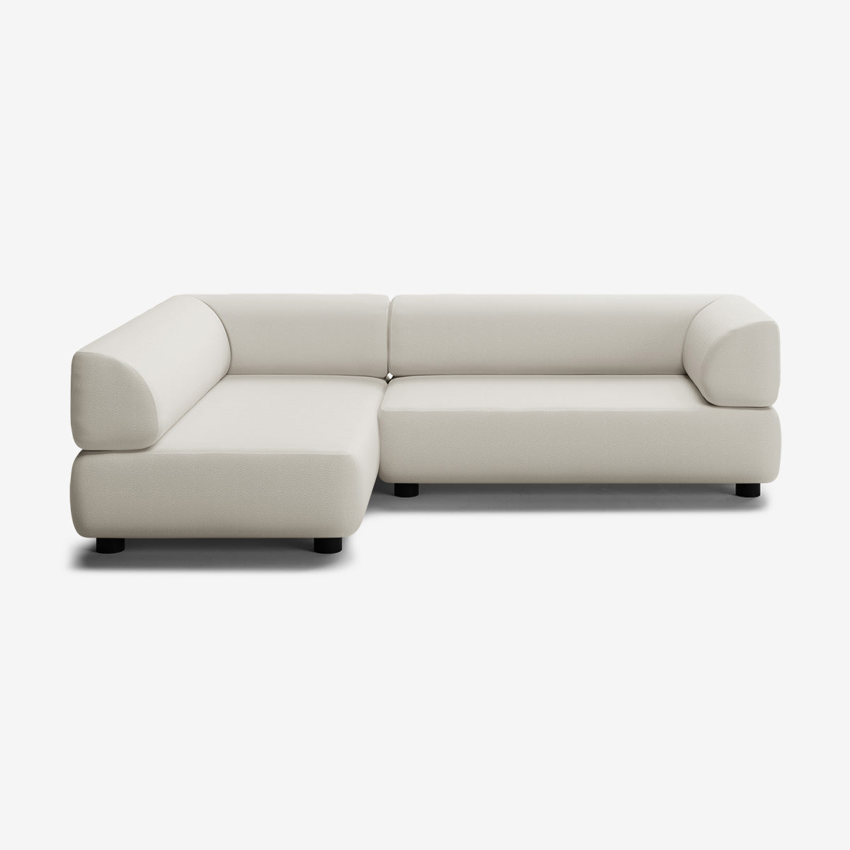 Bolder Sofa 245x170 cm niedrige Füße 4-Sitzer Rechts Loop Marble