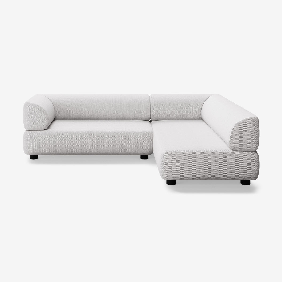 Bolder Sofa 245x200 Links Arc Concrete Niedrige Beine