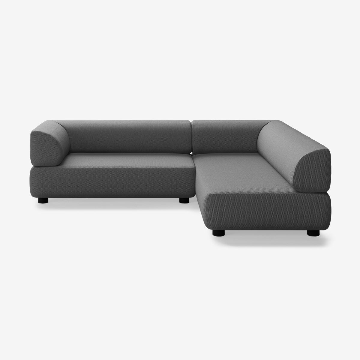 Bolder Sofa 245x200 Links Loop Shadow Niedrige Beine