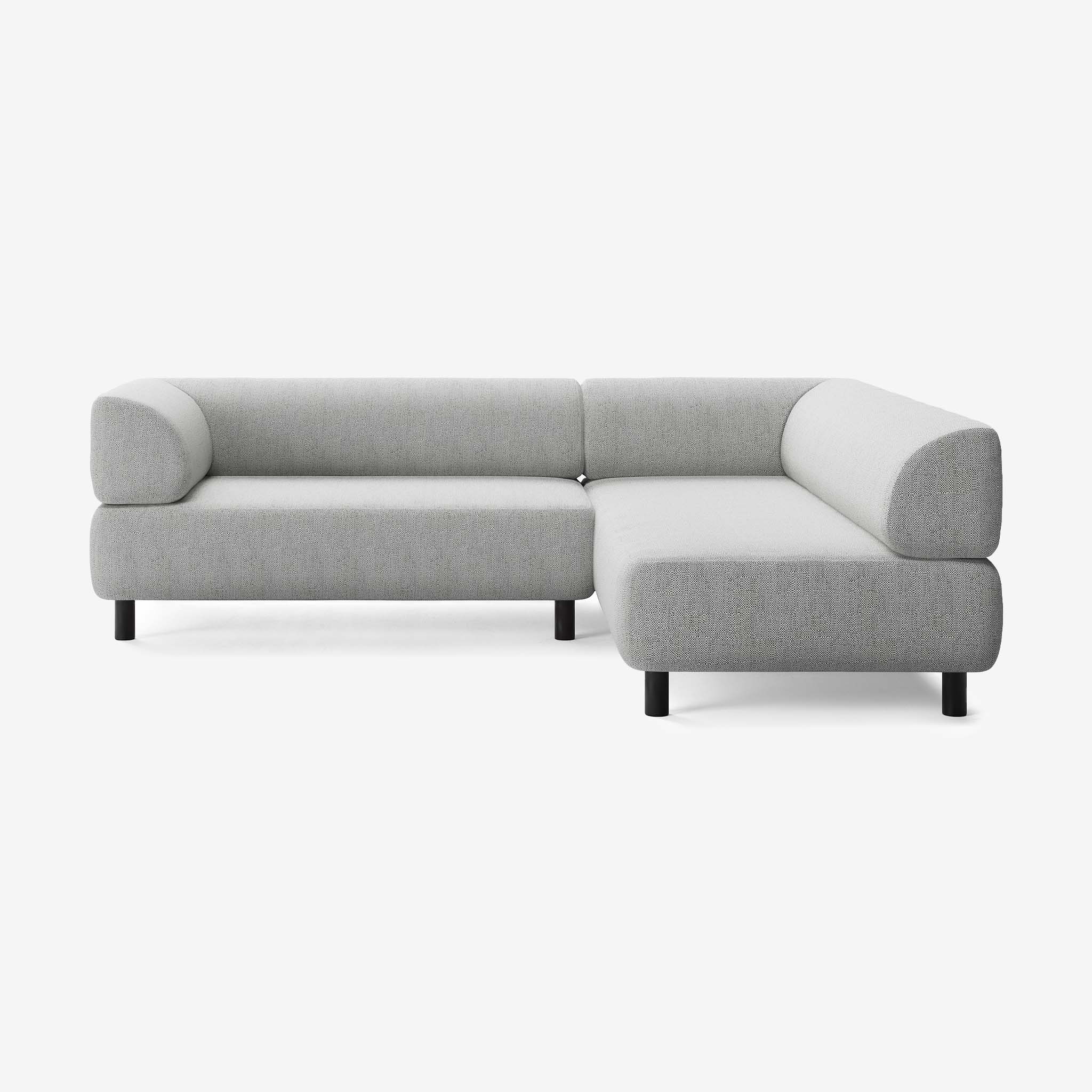 Bolder Sofa 245x200 Links Savant Nimbus Schwarz
