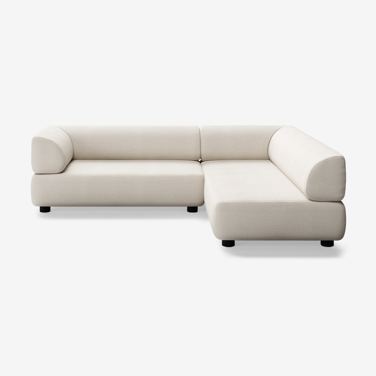 Bolder Sofa 245x200 Links Savant Whisper Niedrige Beine