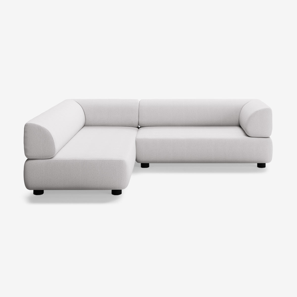 Bolder Sofa 245x200 Rechts Arc Concrete Niedrige Beine