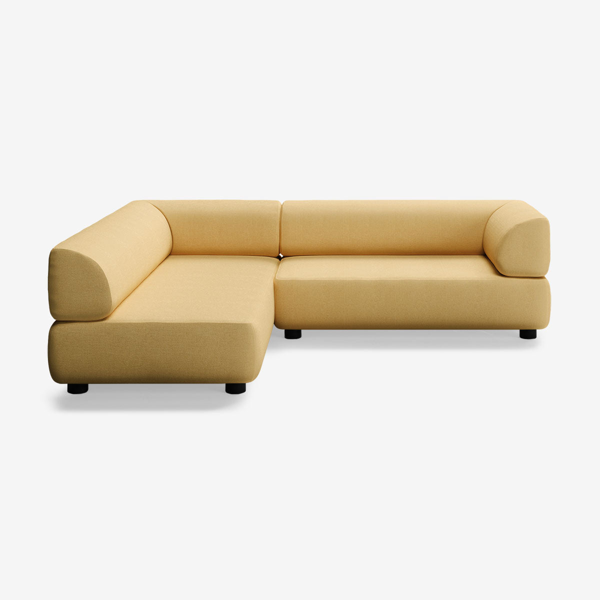 Bolder Sofa 245x200 Rechts Nantes Sunlight Niedrige Beine