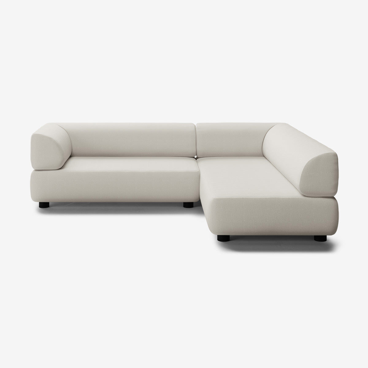 Bolder Sofa 245x200 cm niedrige Füße 4-Sitzer Links Loop Marble