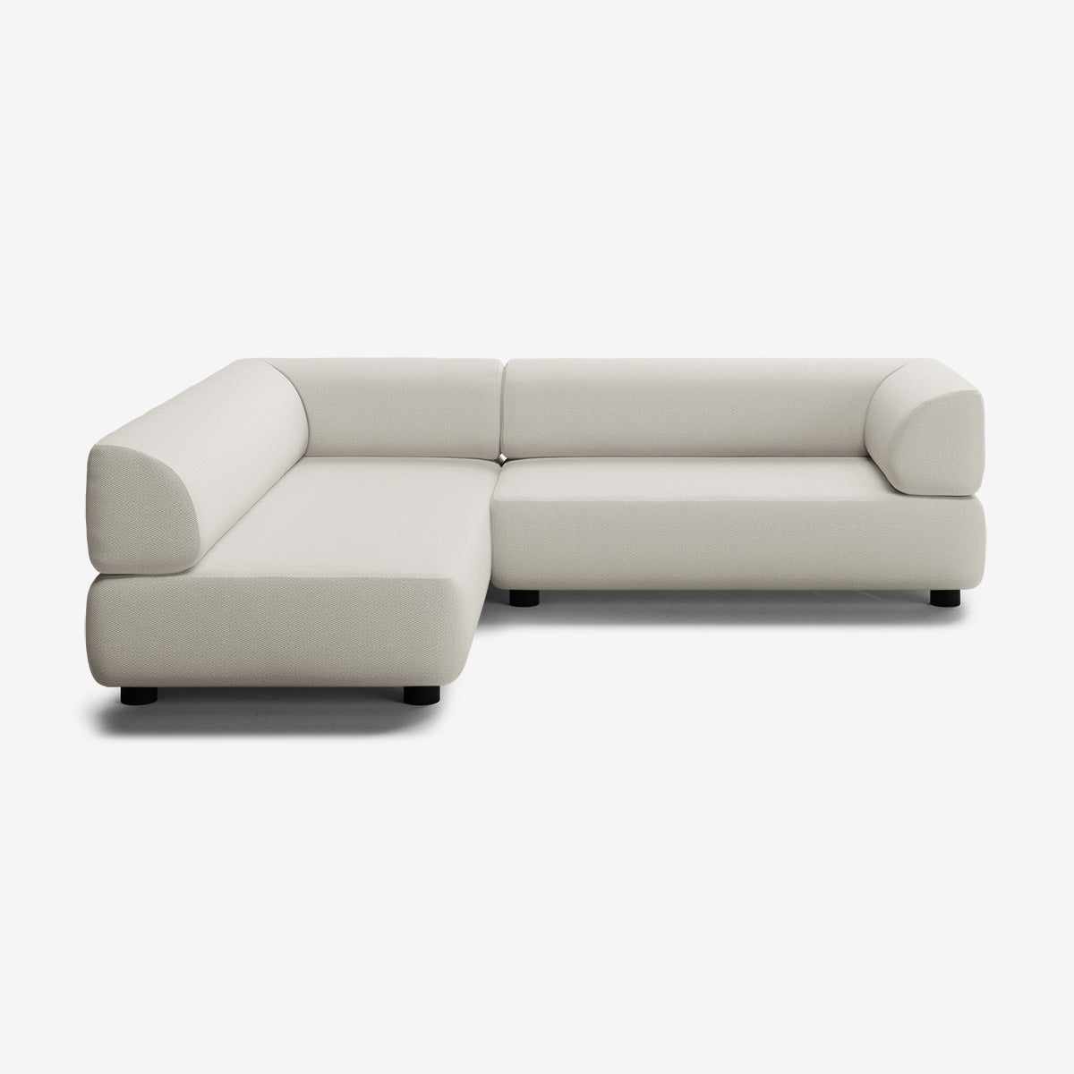 Bolder Sofa 245x200 cm niedrige Füße 4-Sitzer Rechts Loop Marble