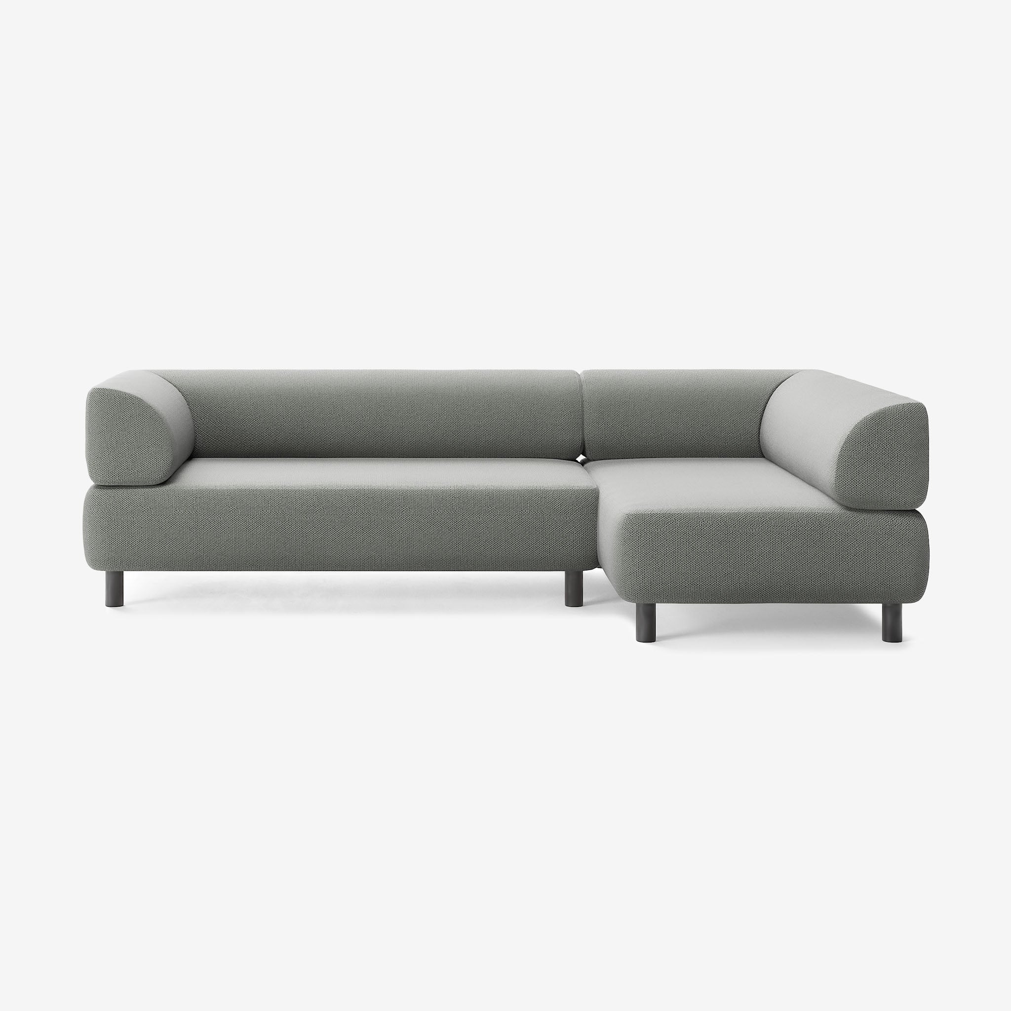 Bolder Sofa 265x150 Links Arc Lead Schwarz