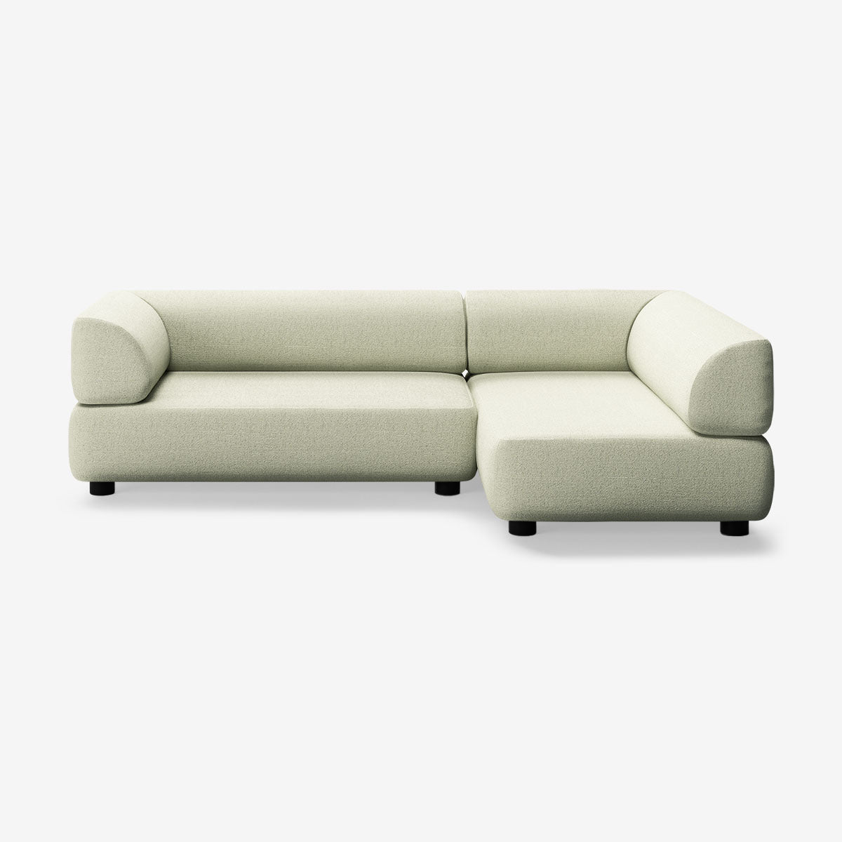 Bolder Sofa 265x150 Links Heritage Moss Niedrige Beine