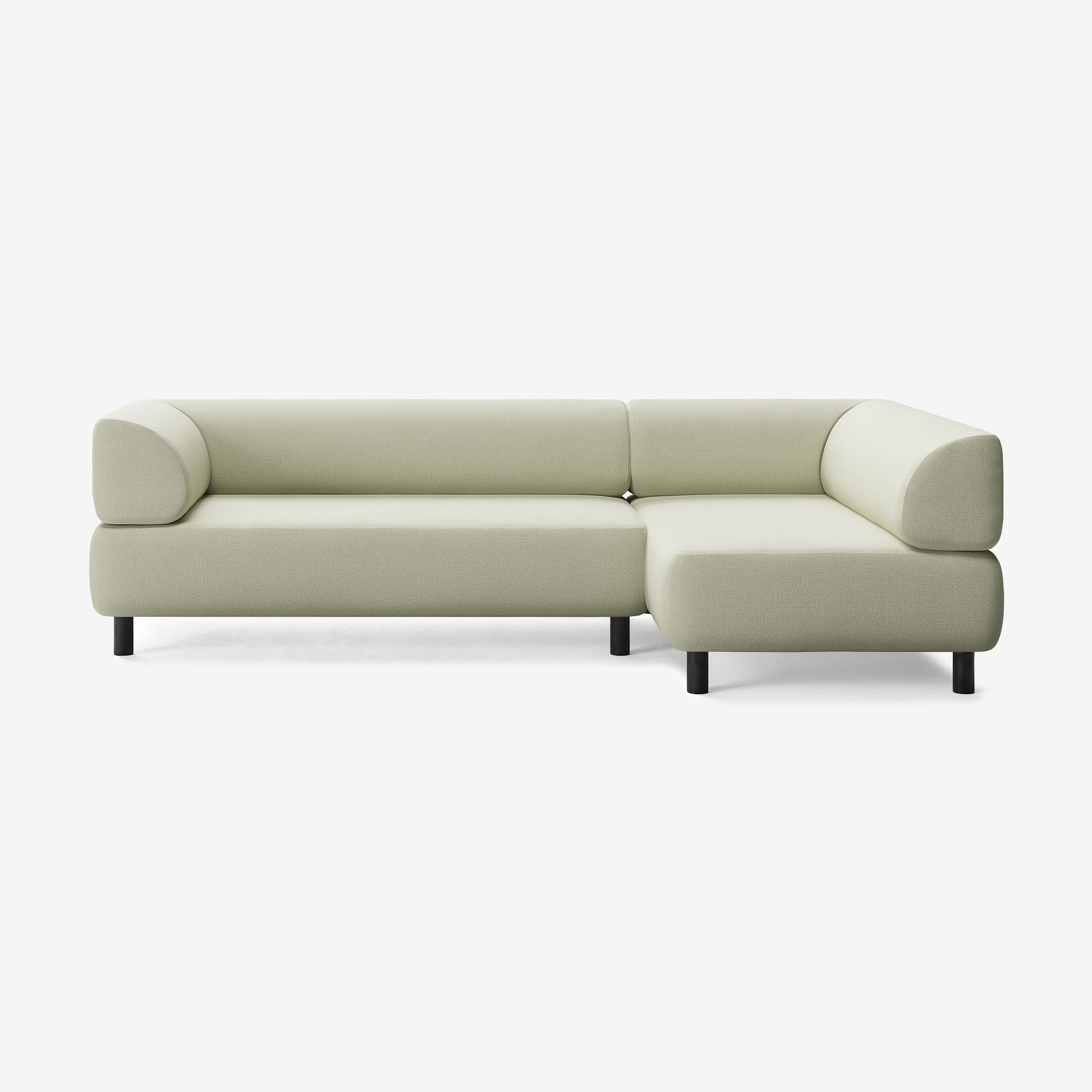 Bolder Sofa 265x150 Links Heritage Moss Schwarz