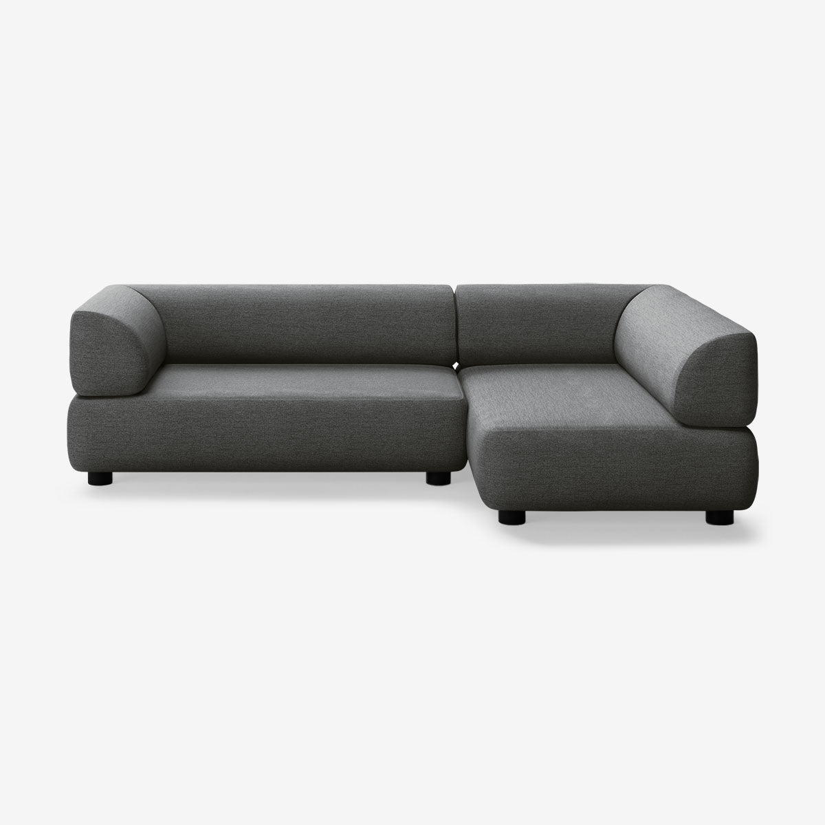 Bolder Sofa 265x150 Links Nantes Sooty Niedrige Beine