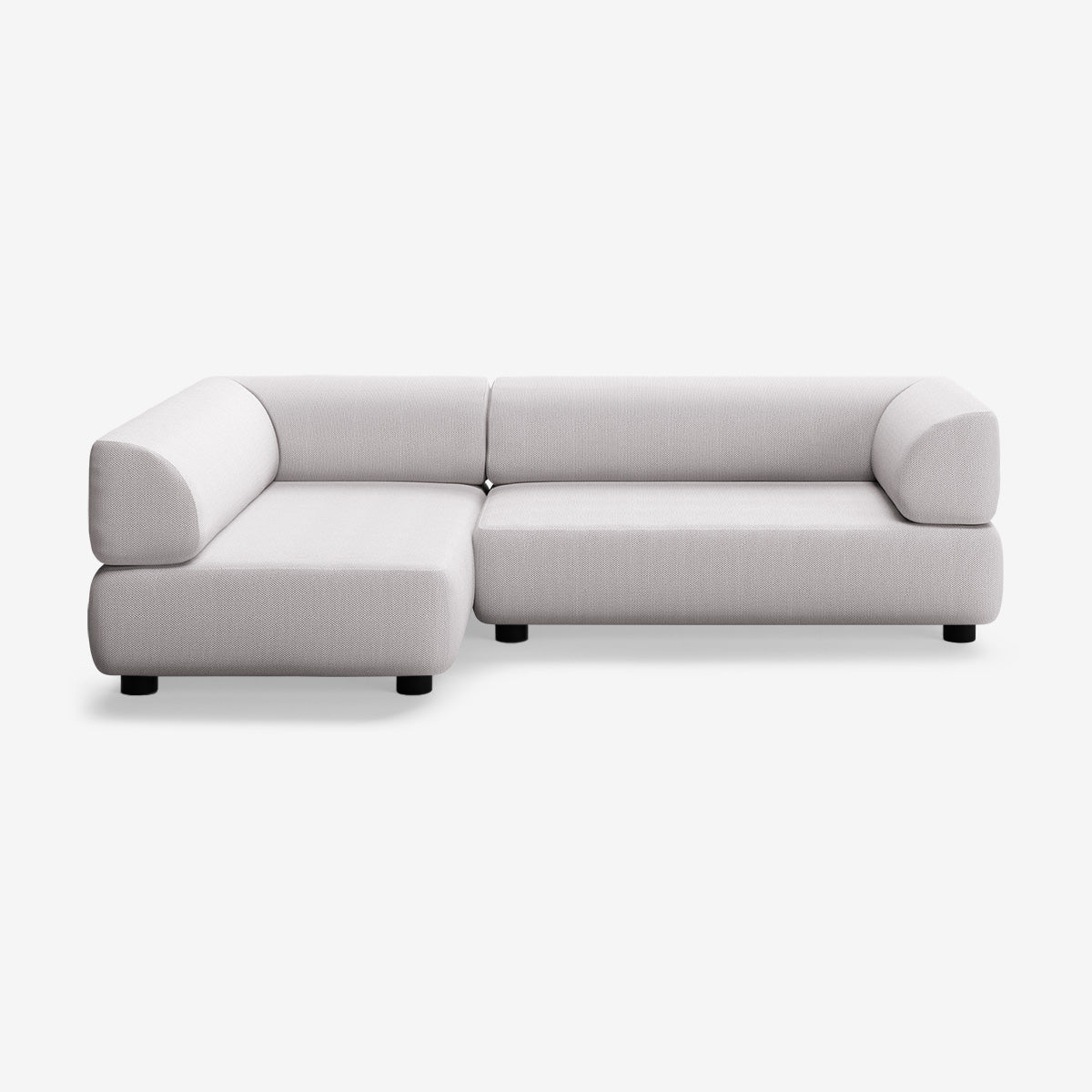 Bolder Sofa 265x150 Rechts Arc Concrete Niedrige Beine