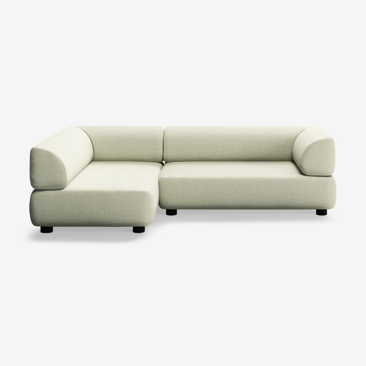 Bolder Sofa 265x150 Rechts Heritage Moss Niedrige Beine