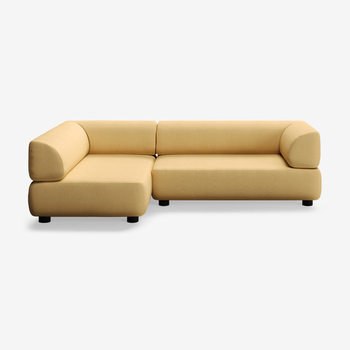 Bolder Sofa 265x150 Rechts Nantes Sunlight Niedrige Beine