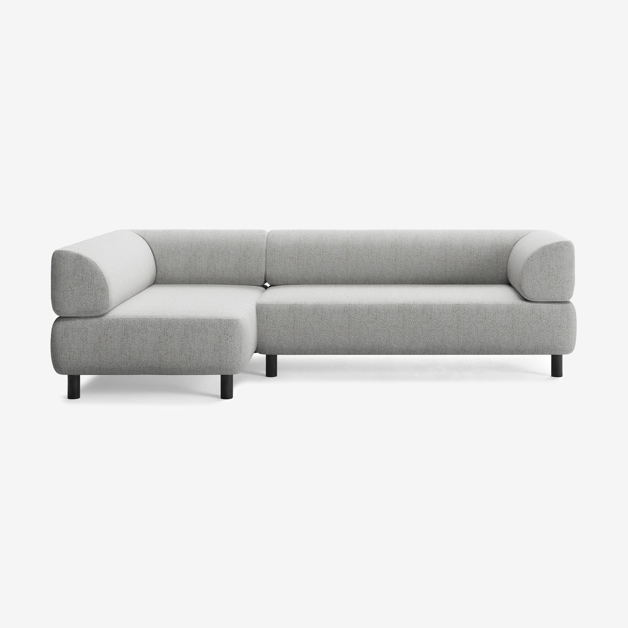 Bolder Sofa 265x150 Rechts Savant Nimbus Schwarz