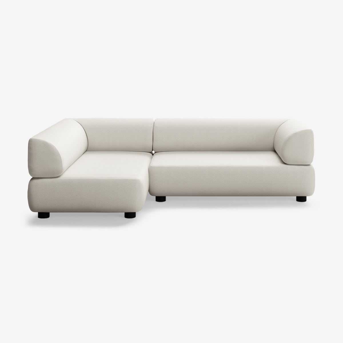 Bolder Sofa 265x150 cm niedrige Füße 5-Sitzer Rechts Loop Marble