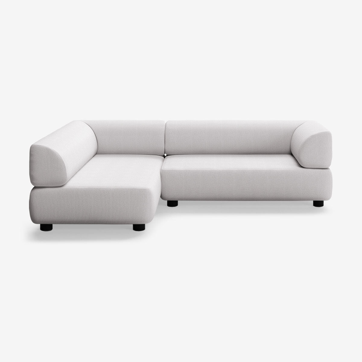 Bolder Sofa 265x170 Rechts Arc Concrete Niedrige Beine