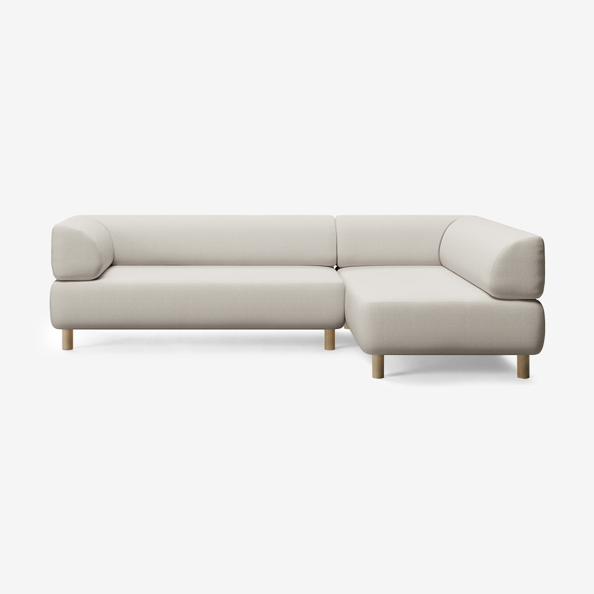 Bolder Sofa 265x170 cm 5-Sitzer Links Loop Marble