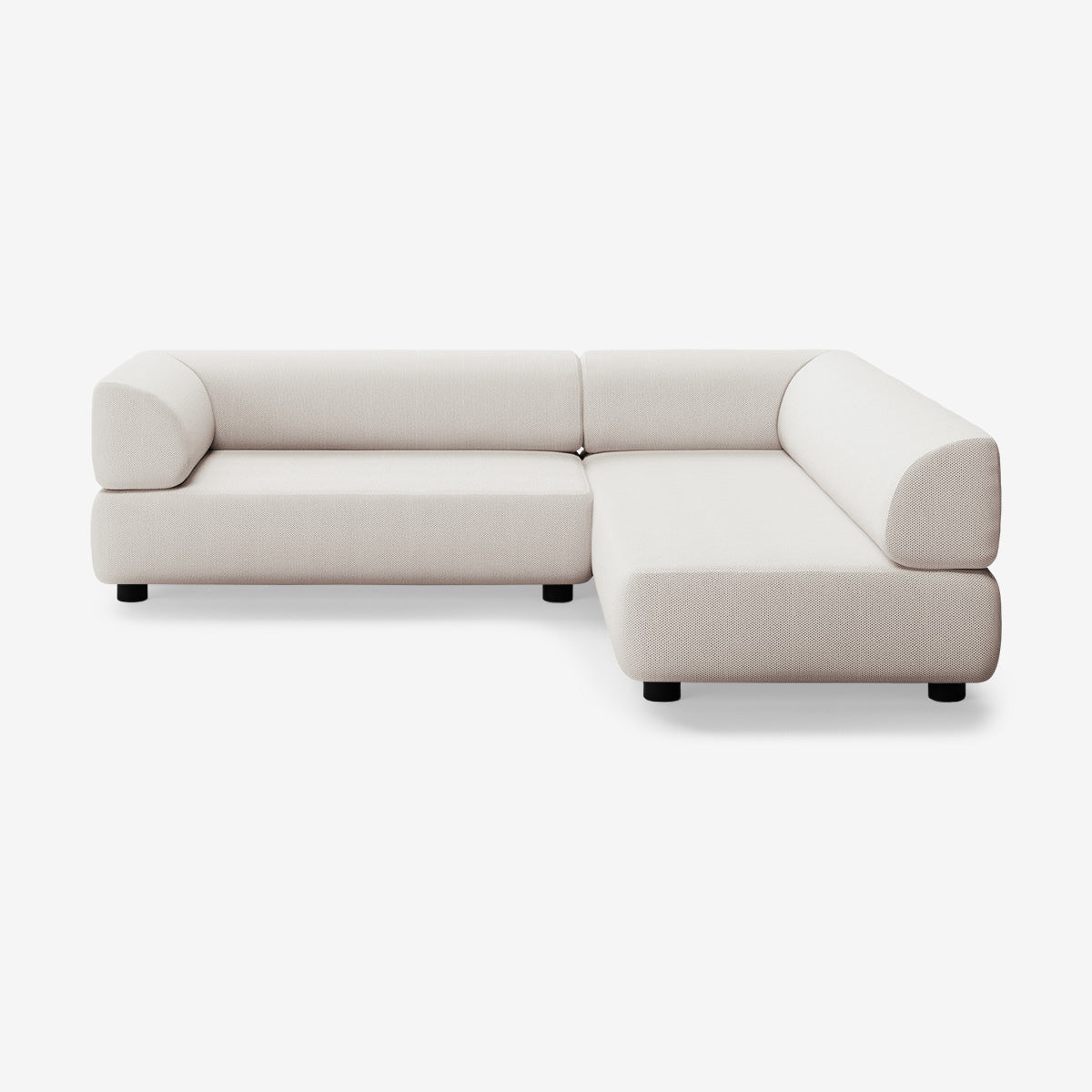 Bolder Sofa 265x200 Links Arc Frame Niedrige Beine