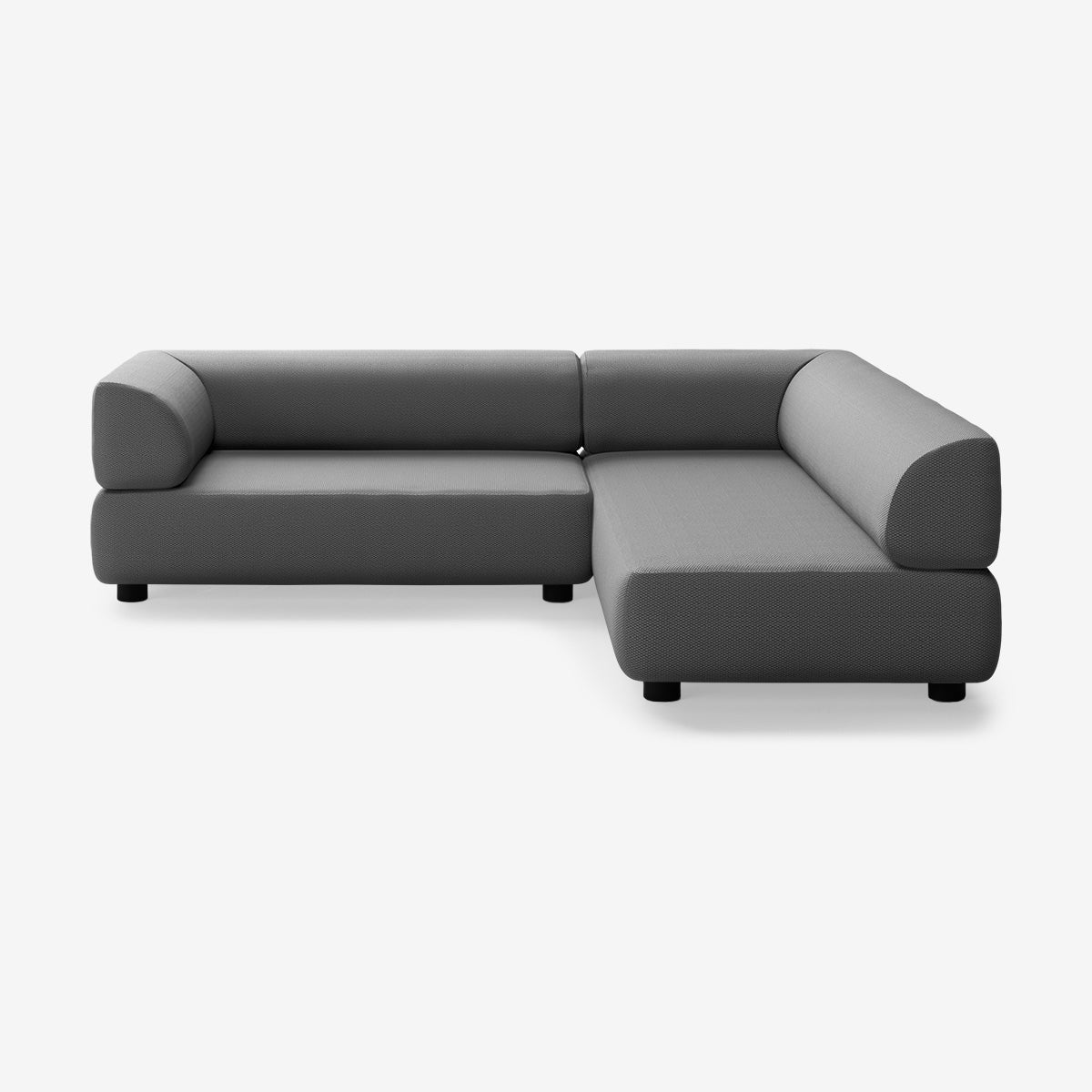 Bolder Sofa 265x200 Links Loop Shadow Niedrige Beine