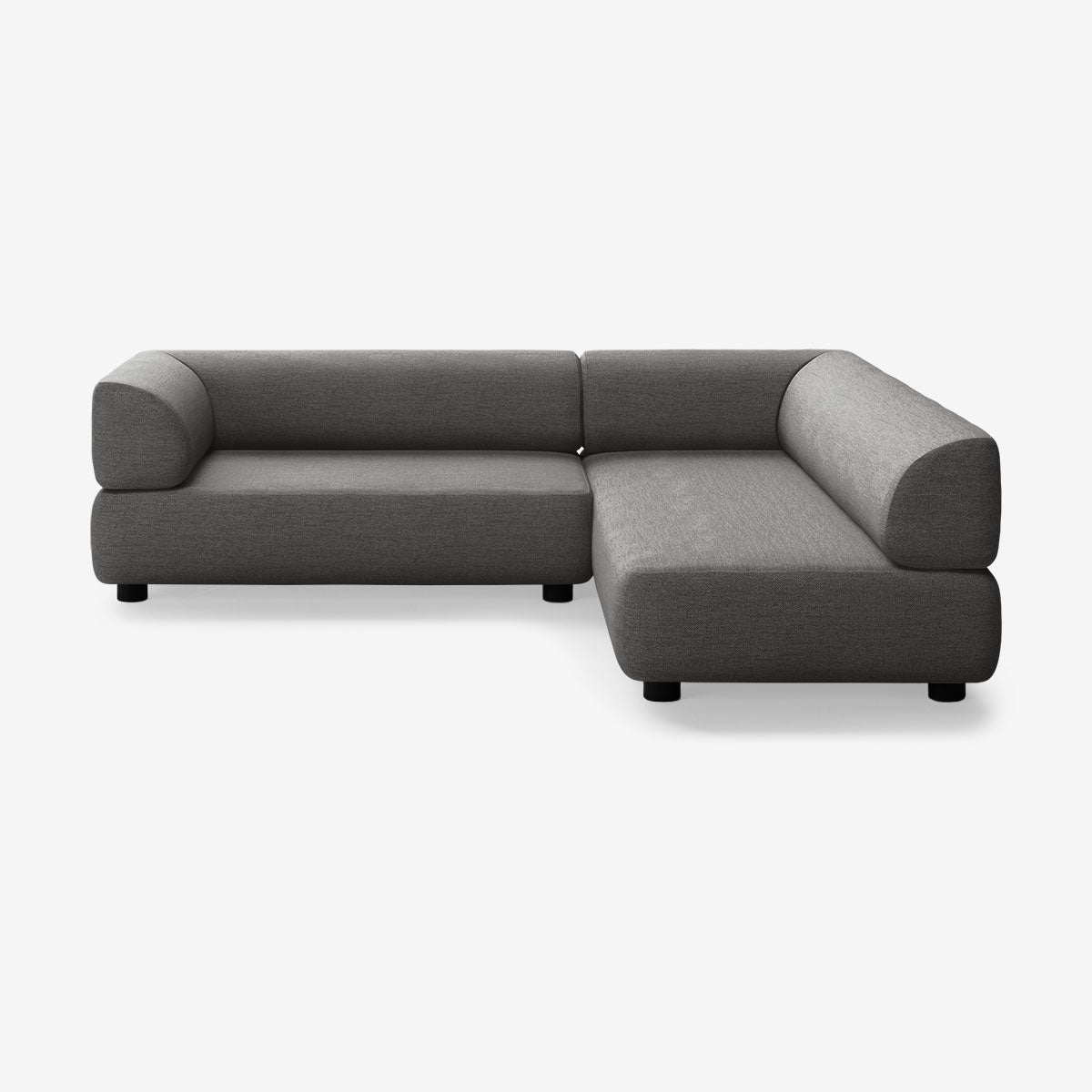 Bolder Sofa 265x200 Links Nantes Sooty Niedrige Beine
