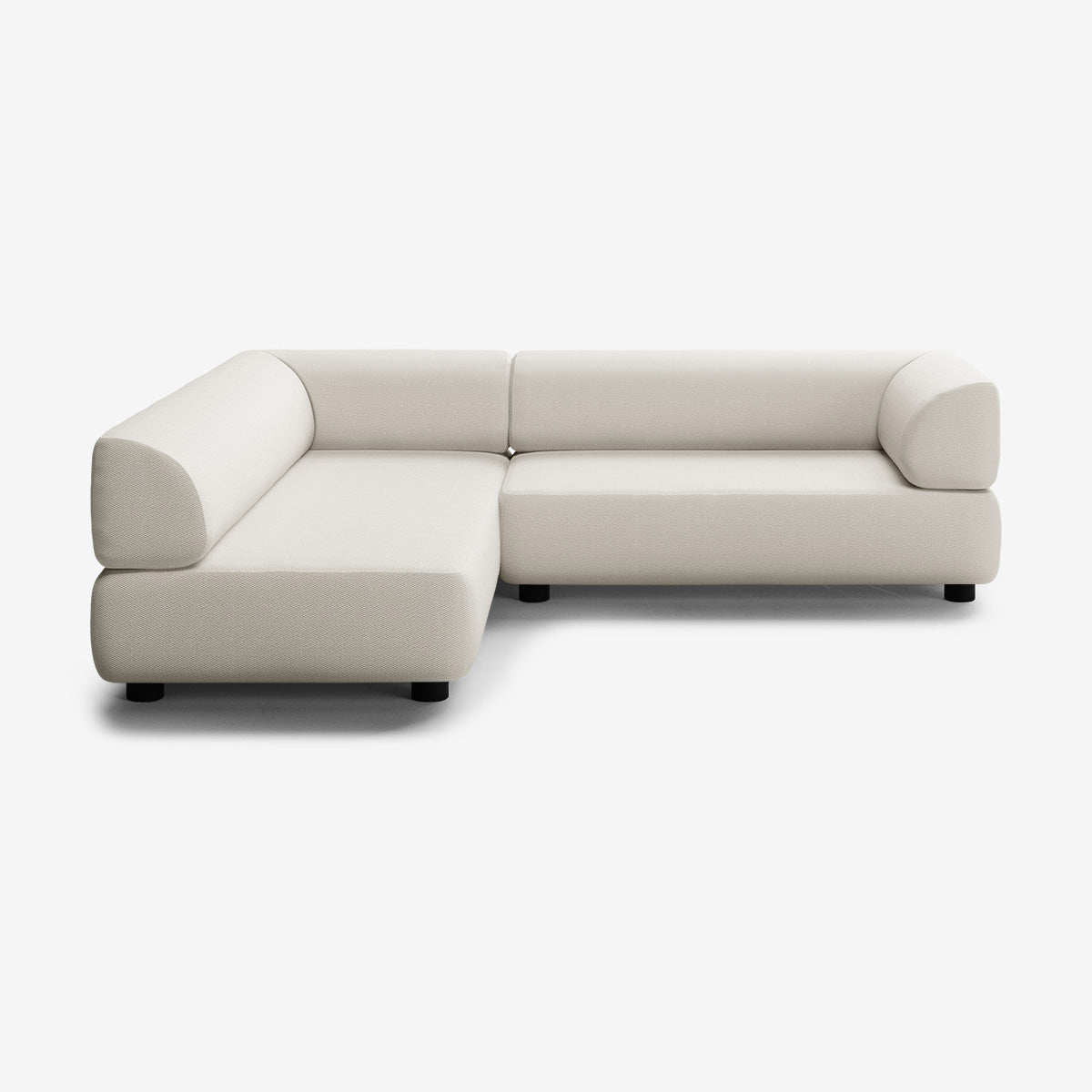 Bolder Sofa 265x200 cm niedrige Füße 5-Sitzer Rechts Loop Marble