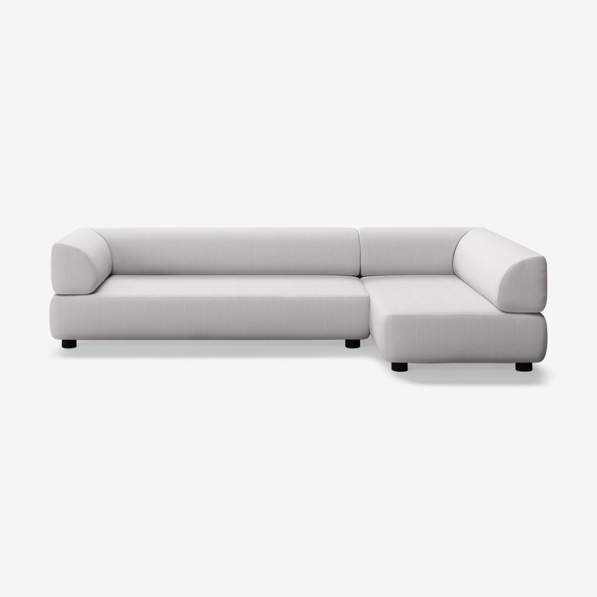 Bolder Sofa 295x150 Links Arc Concrete Niedrige Beine