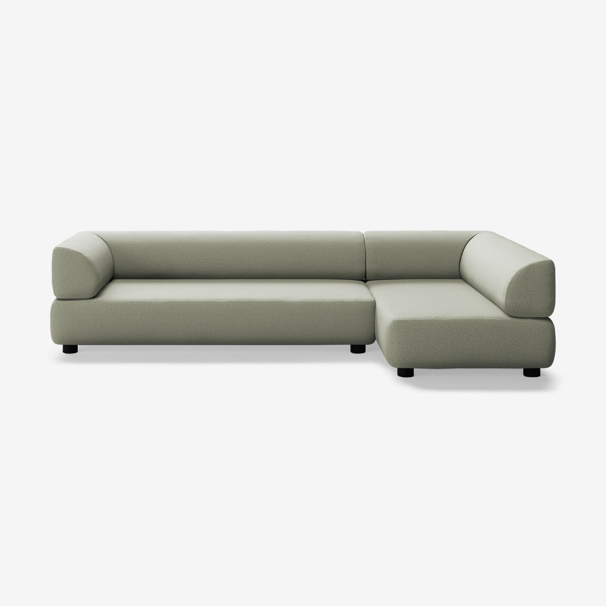 Bolder Sofa 295x150 Links Arc Oxide Niedrige Beine