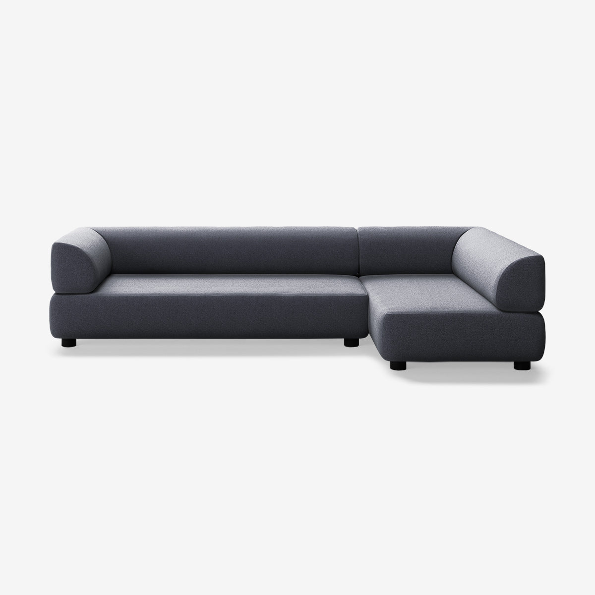 Bolder Sofa 295x150 Links Heritage Indigo Niedrige Beine