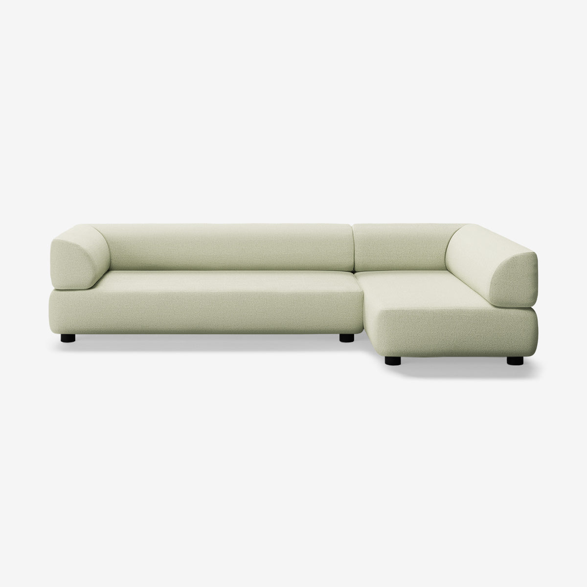 Bolder Sofa 295x150 Links Heritage Moss Niedrige Beine