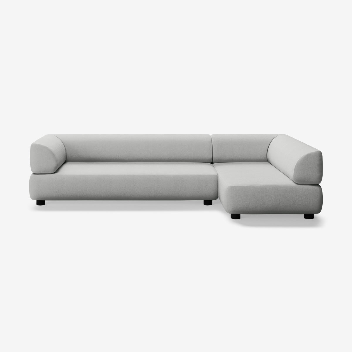 Bolder Sofa 295x150 Links Nantes Grey Chine Niedrige Beine