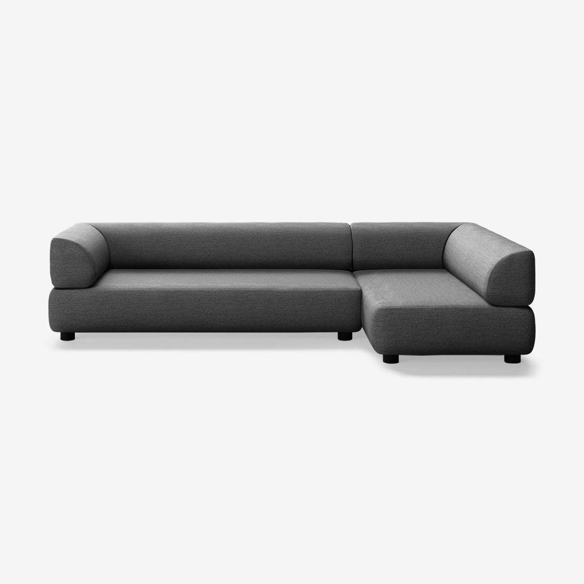 Bolder Sofa 295x150 Links Nantes Sooty Niedrige Beine