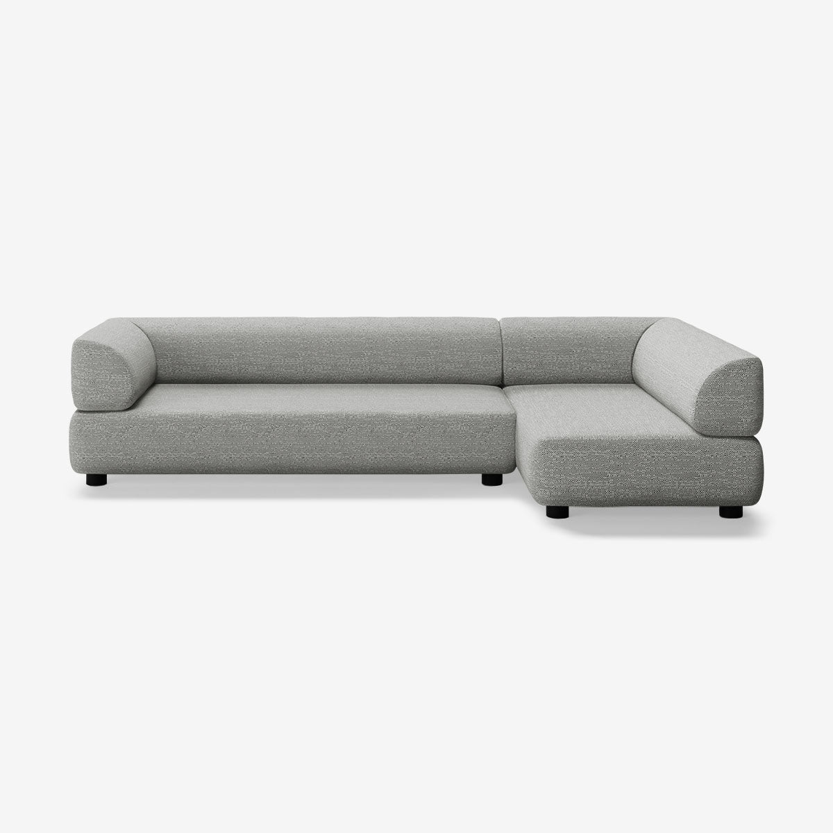 Bolder Sofa 295x150 Links Savant Zinc Niedrige Beine