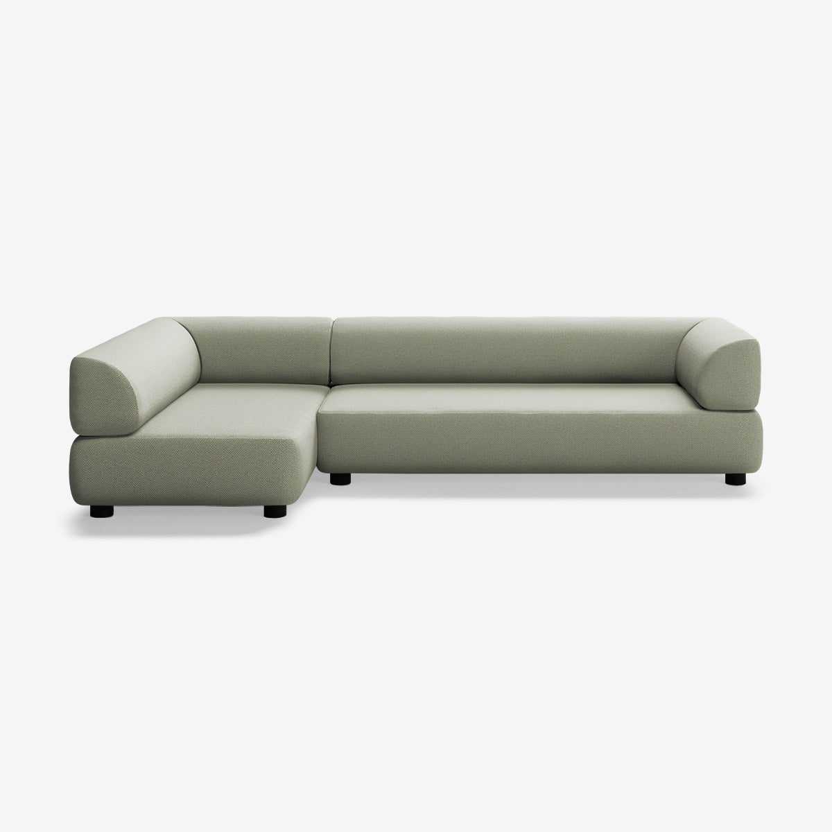 Bolder Sofa 295x150 Rechts Arc Oxide Niedrige Beine