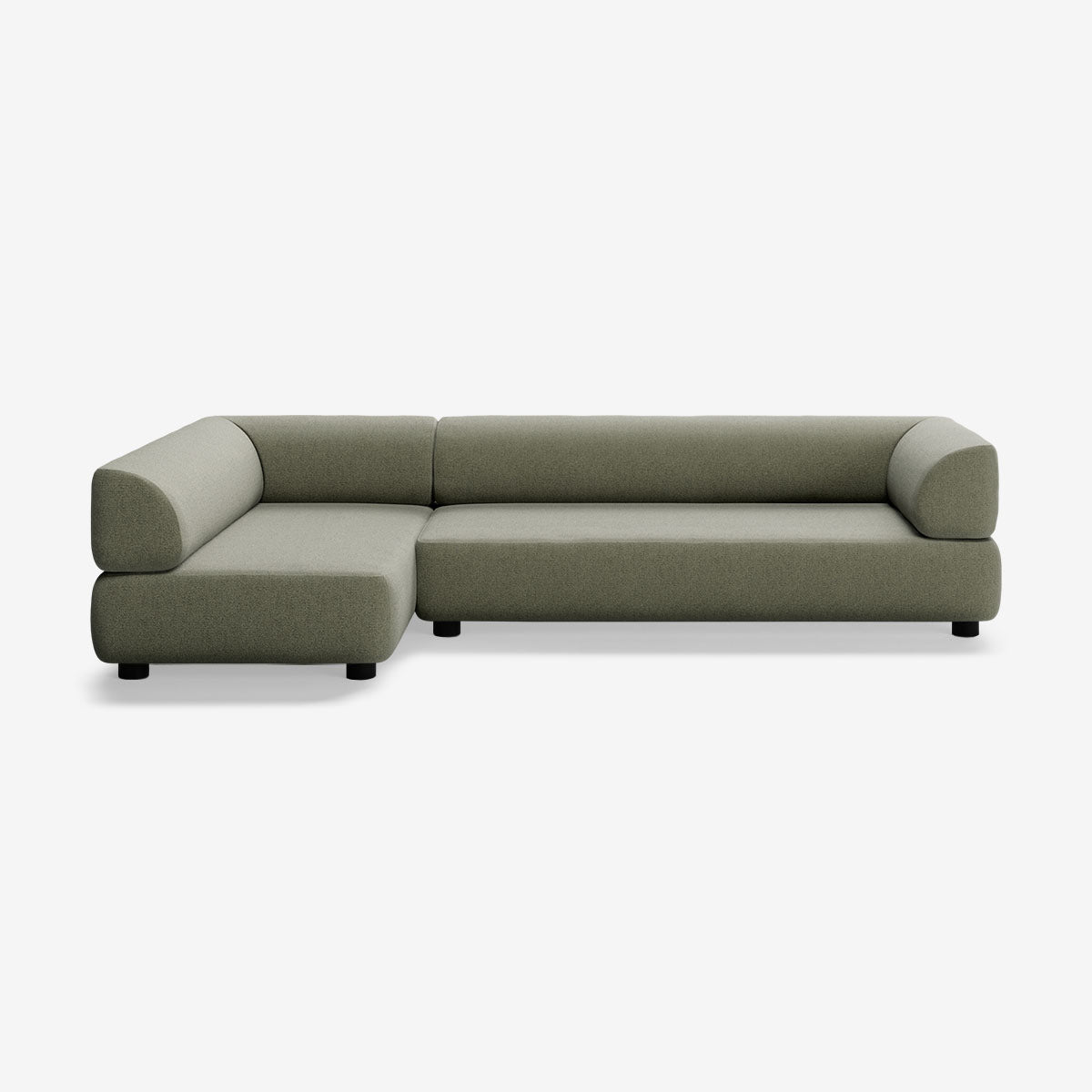 Bolder Sofa 295x150 Rechts Heritage Leaf Niedrige Beine