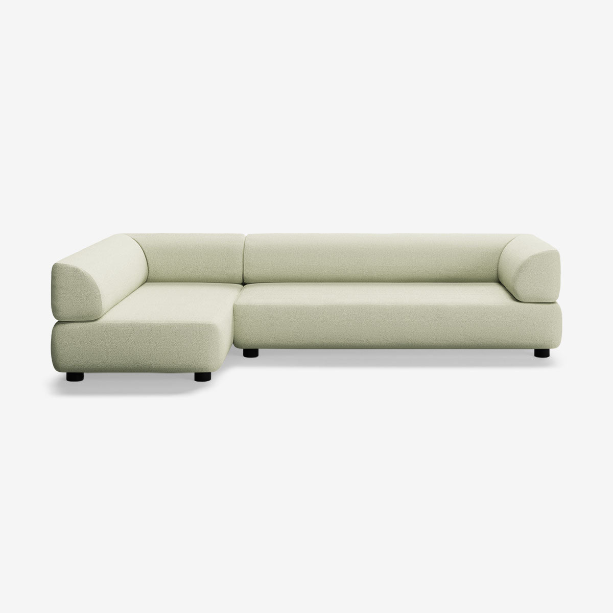Bolder Sofa 295x150 Rechts Heritage Moss Niedrige Beine