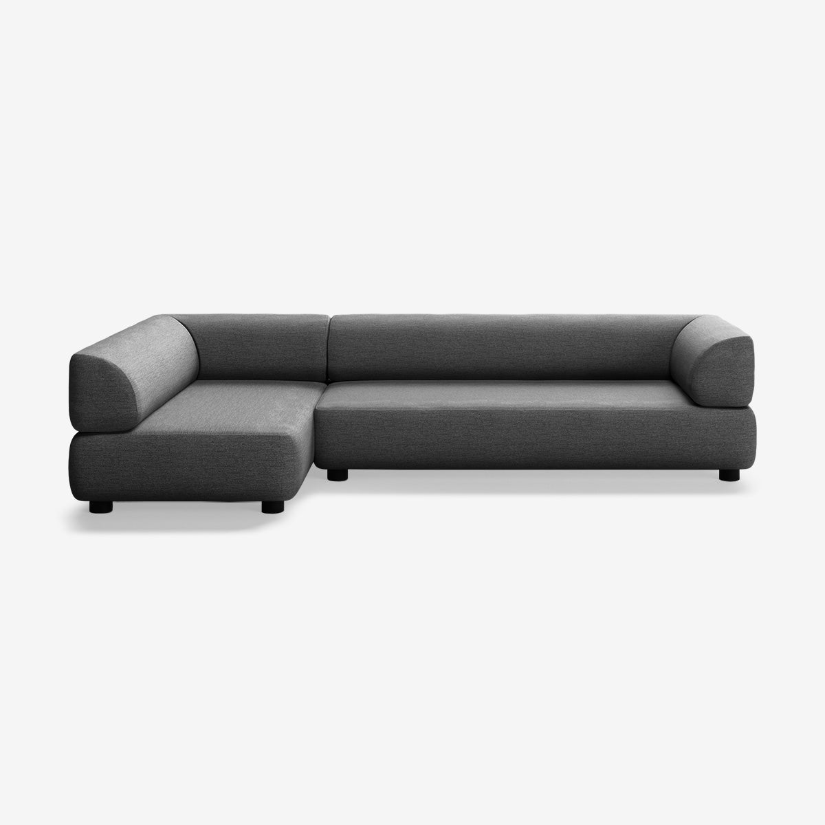 Bolder Sofa 295x150 Rechts Nantes Sooty Niedrige Beine