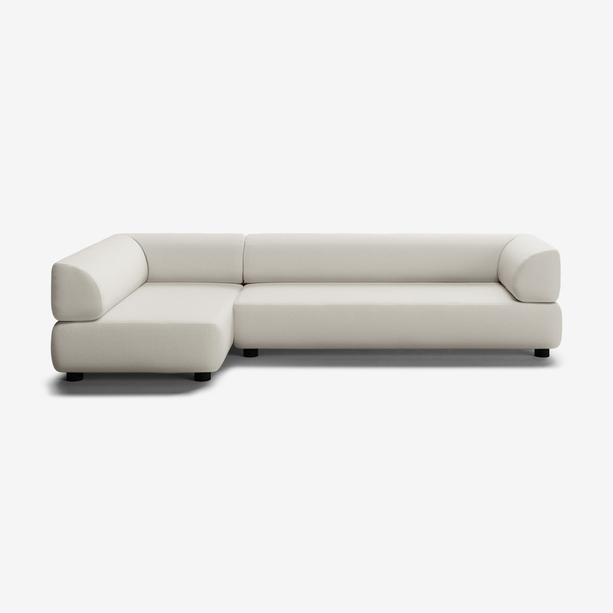 Bolder Sofa 295x150 cm niedrige Füße 5-Sitzer Rechts Loop Marble