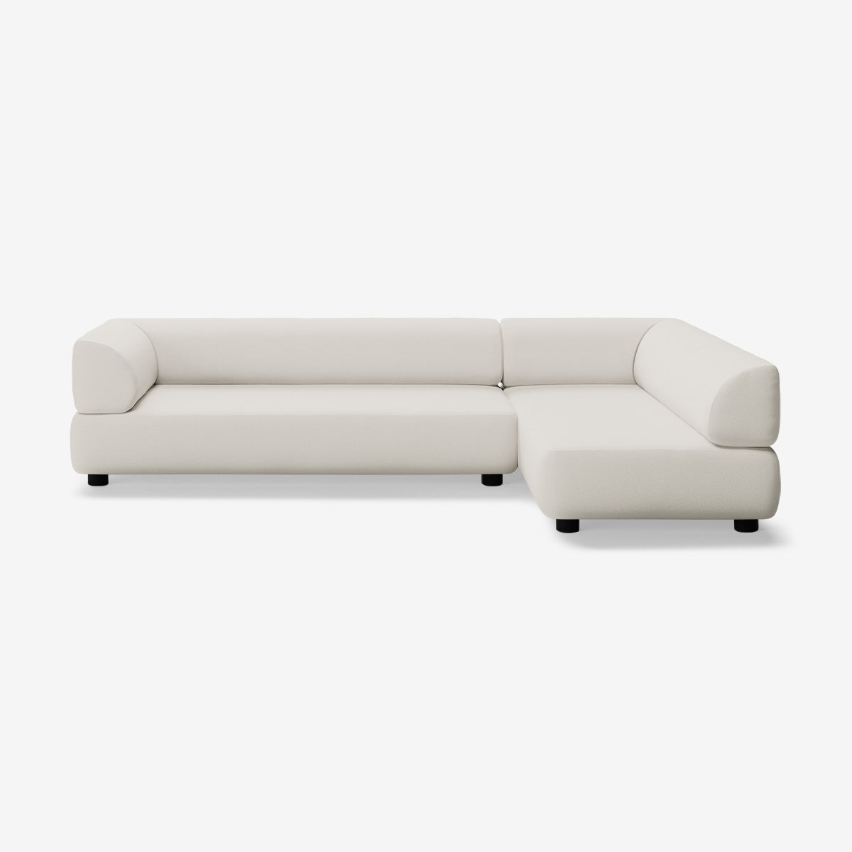 Bolder Sofa 295x170 Links Loop Marble Niedrige Beine