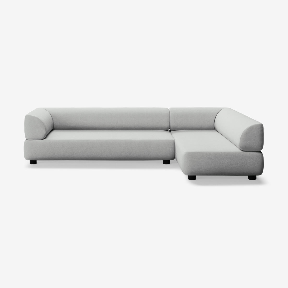 Bolder Sofa 295x170 Links Nantes Grey Chine Niedrige Beine