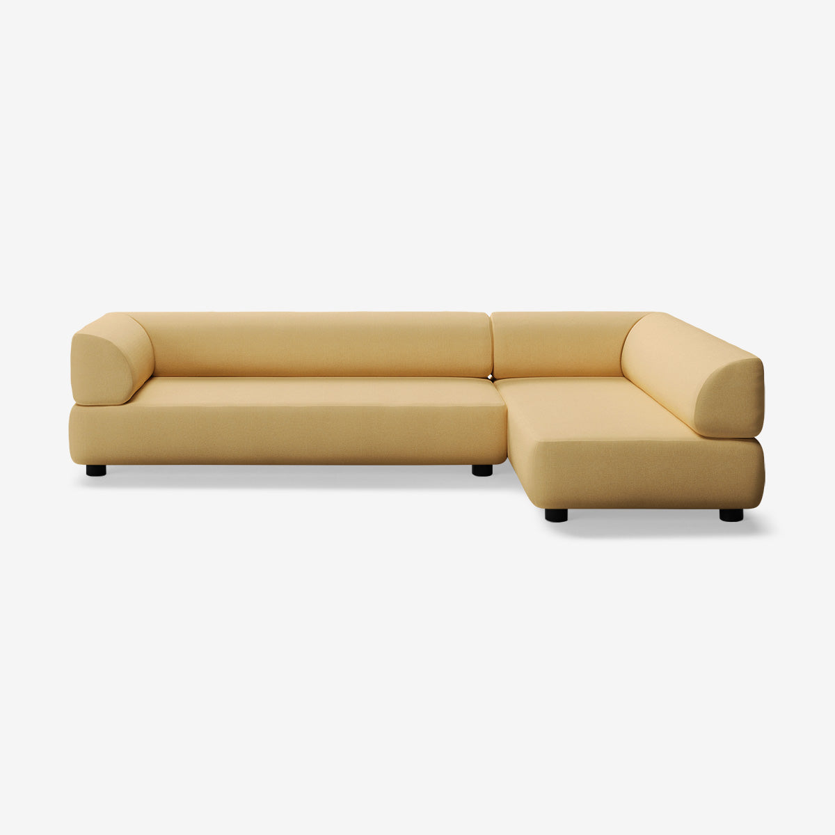 Bolder Sofa 295x170 Links Nantes Sunlight Niedrige Beine