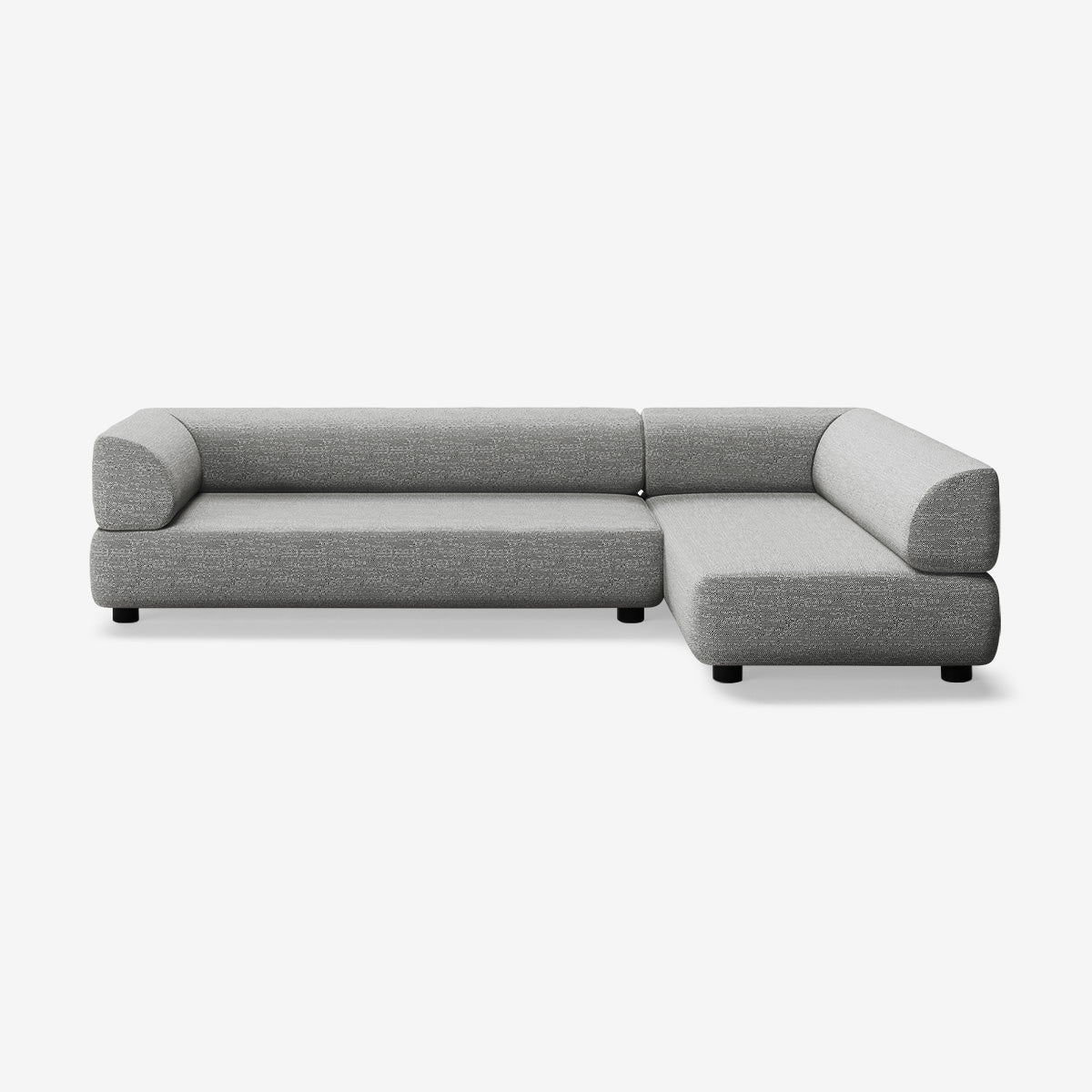 Bolder Sofa 295x170 Links Savant Zinc Niedrige Beine