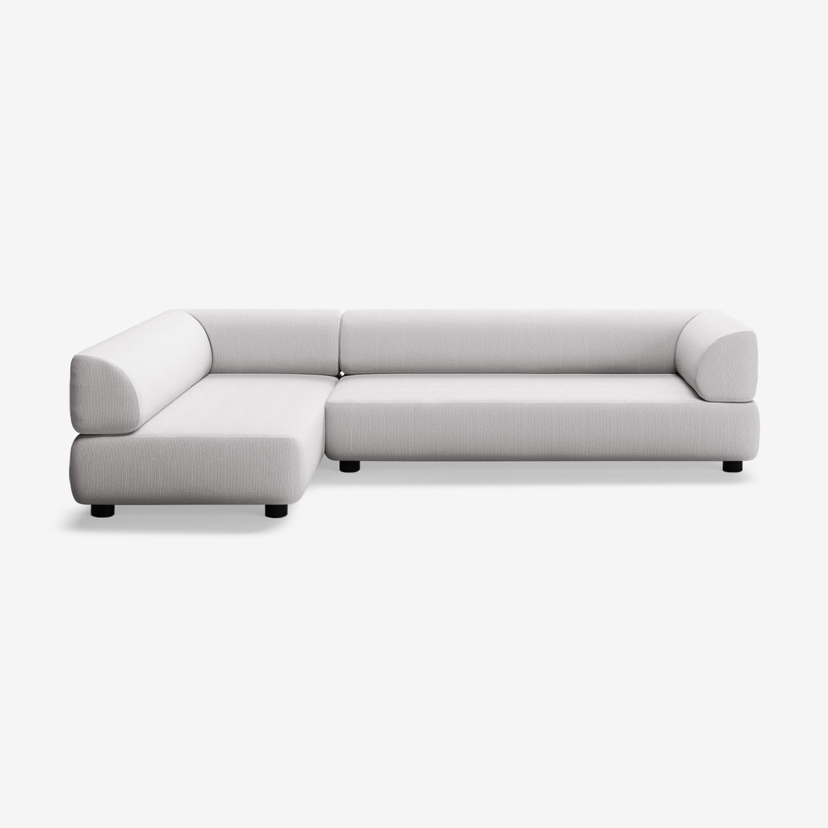 Bolder Sofa 295x170 Rechts Arc Concrete Niedrige Beine