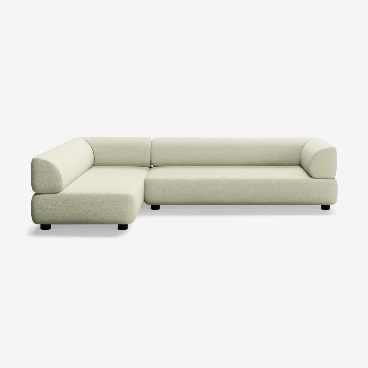 Bolder Sofa 295x170 Rechts Heritage Moss Niedrige Beine
