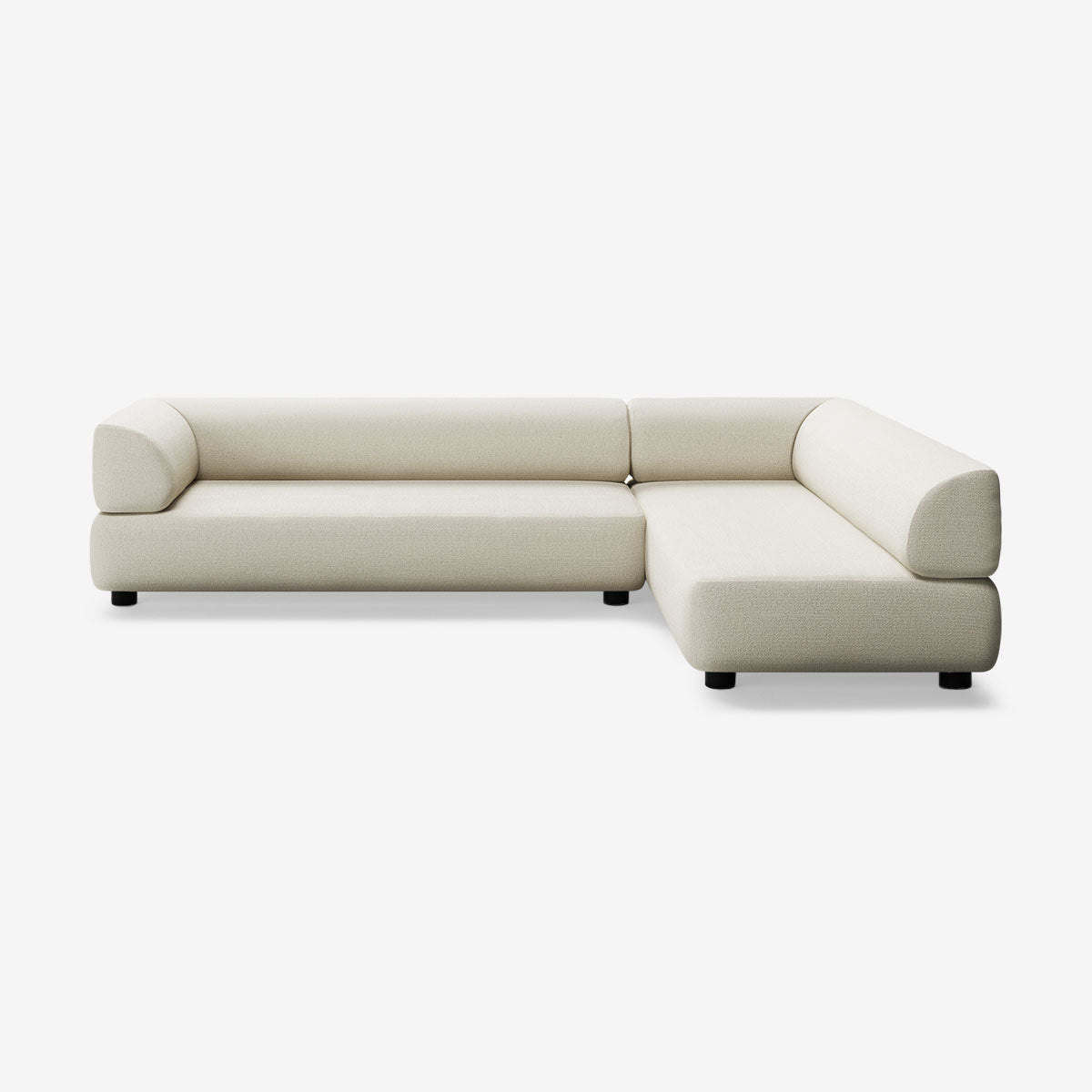 Bolder Sofa 295x200 Heritage Papyrus Links Niedrige Beine
