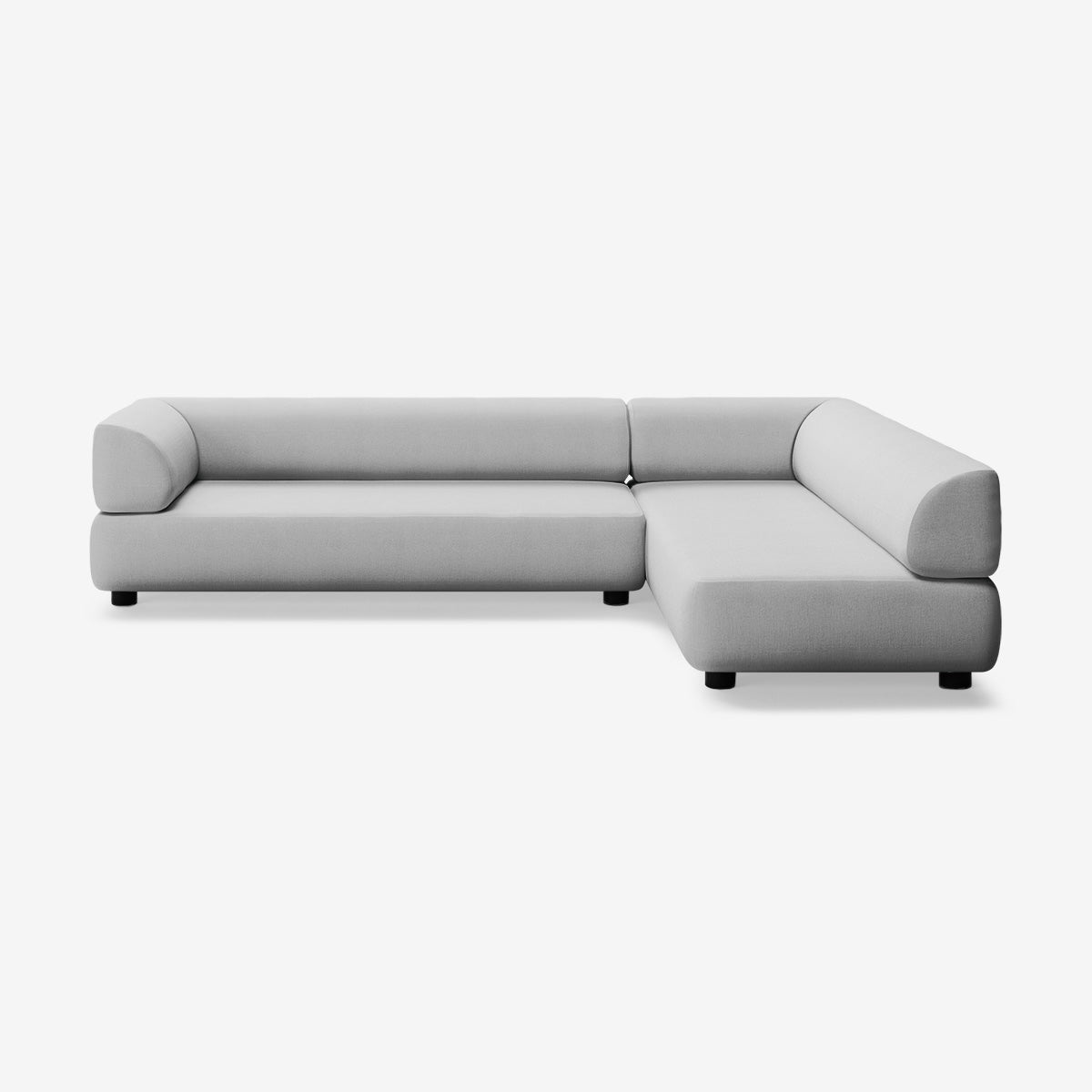 Bolder Sofa 295x200 Nantes Grey Chine Links Niedrige Beine